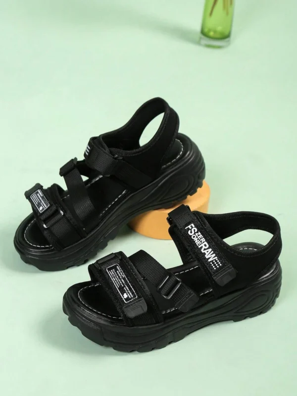 Sandales simples chic bandes – Image 2