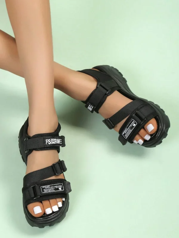 Sandales simples chic bandes – Image 4