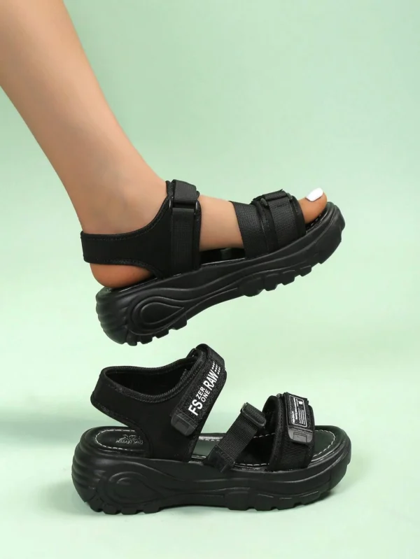 Sandales simples chic bandes – Image 5