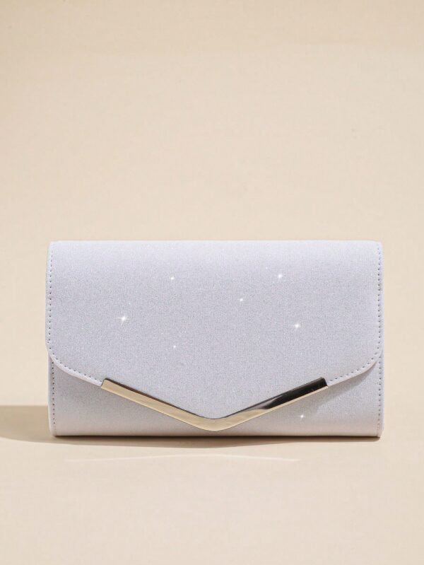 Pochette scintillante métal luxe – Image 2
