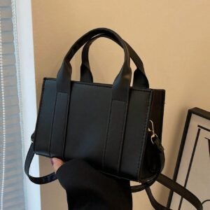 Sac carré mini poignée zippé PU