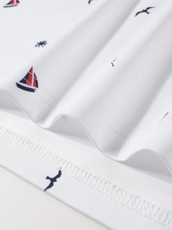 Manfinity Polo graphique tropical – Image 5