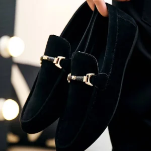 Mocassins décor métal extérieurs