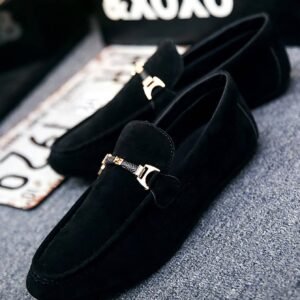 Mocassins décor métal extérieurs