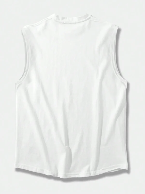 Manfinity Top sans manches unicolore – Image 4