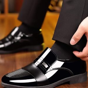 Mocassins métal glissant habillés