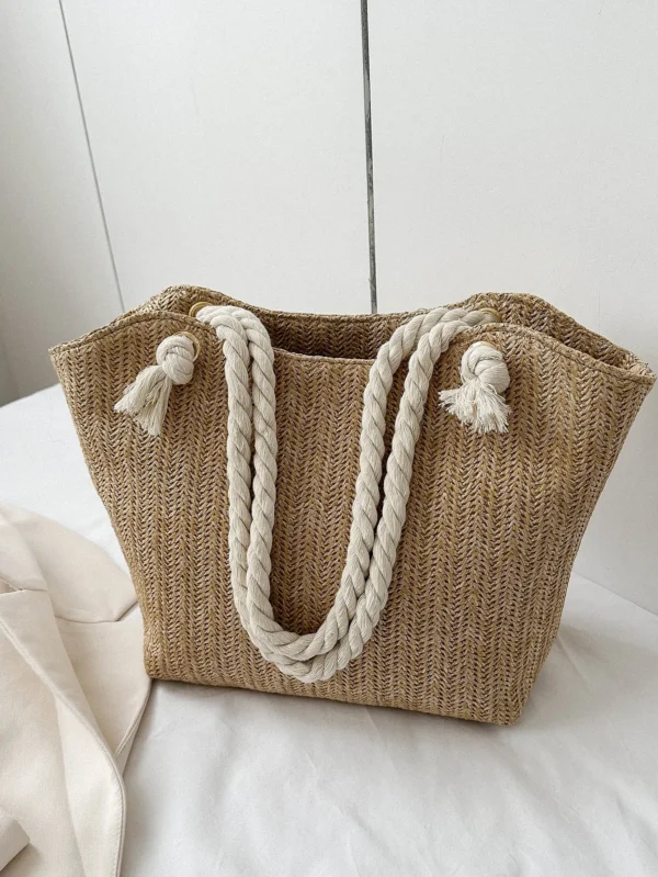 Sac fourre-tout navette paille – Image 4