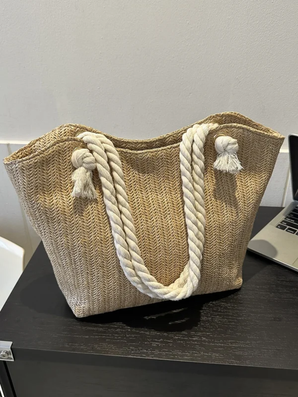 Sac fourre-tout navette paille – Image 5