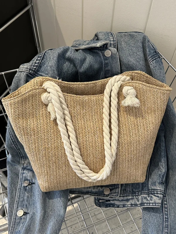 Sac fourre-tout navette paille – Image 6