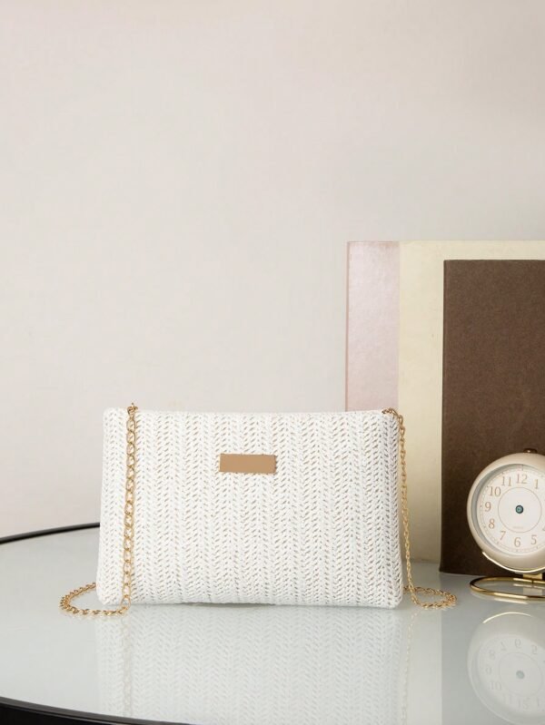 Sac luxe tressé épaule