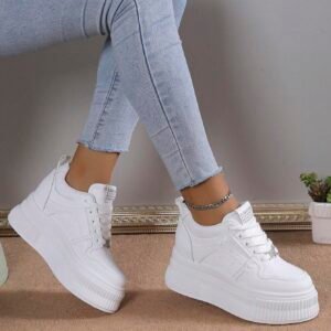 Chaussures de sport casual à plateforme pour femmes
