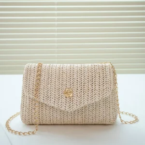 Sac épaule rabat chaîne mini
