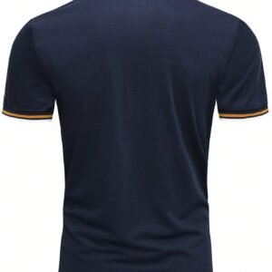 Manfinity Polo imprimé aile bordure rayures