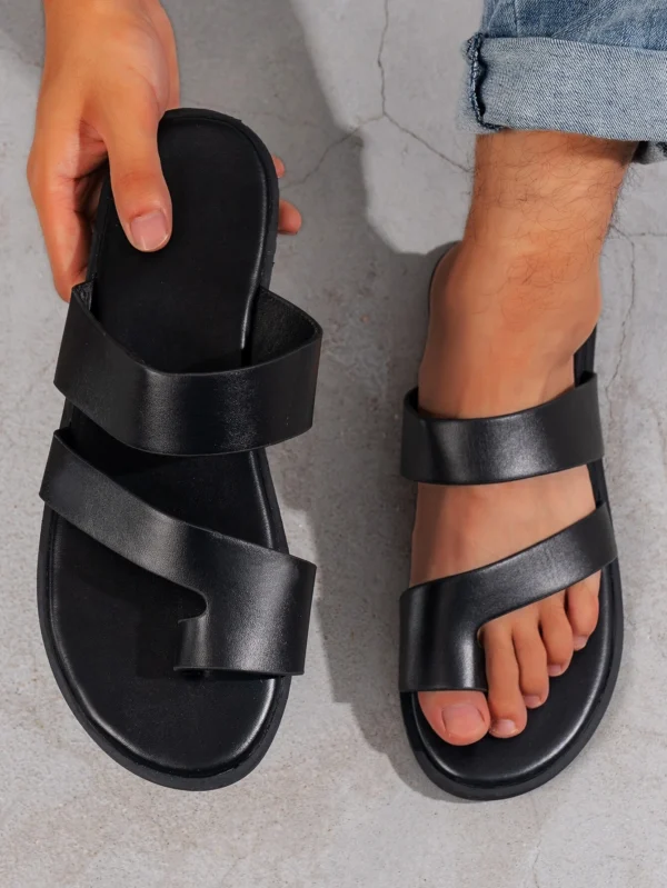 Sandales plates polyvalentes homme