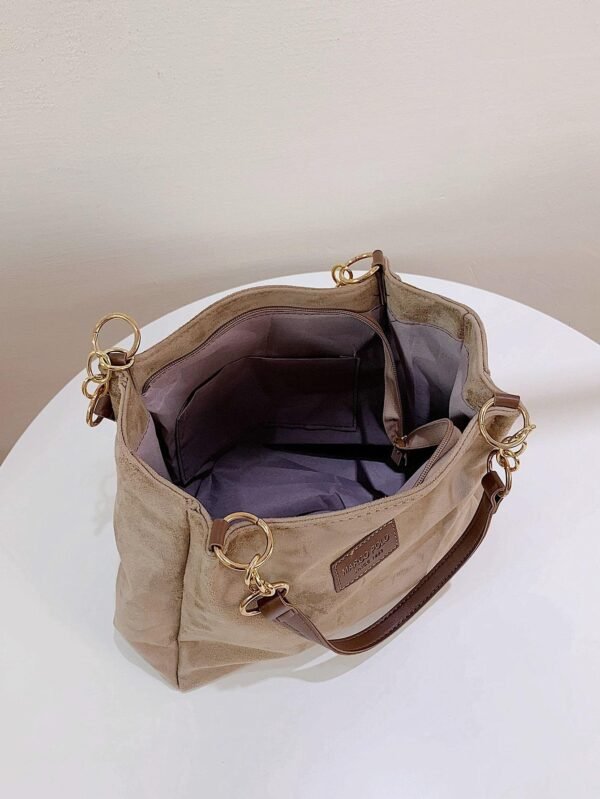 Sac fourre-tout suède uni – Image 9