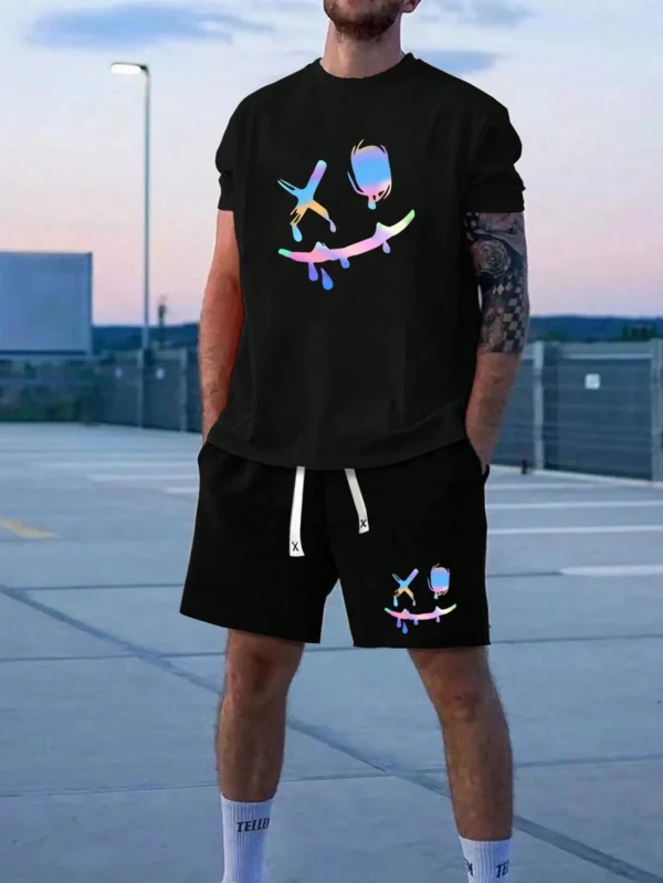 Manfinity LEGND T-shirt graphique short cordon – Image 5
