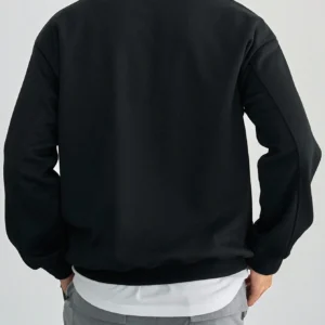 DAZY Sweat-shirt zippé épaule tombante