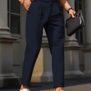Manfinity Bizformal Pantalon costume plis poche