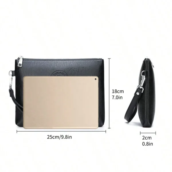 Pochette sac à main PU pour homme – Image 5