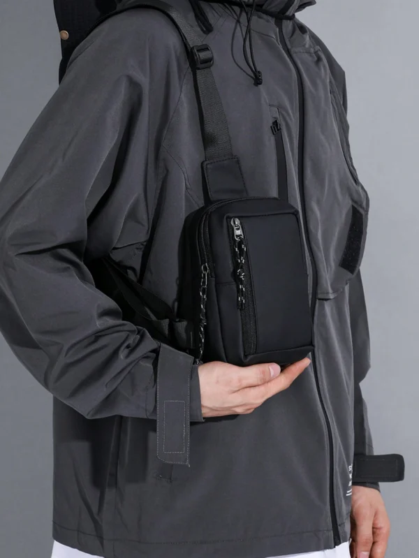Sac poitrine mode minimaliste homme – Image 2