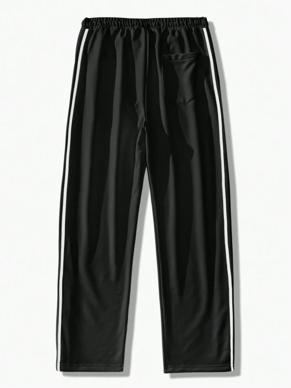 Manfinity Pantalon survêtement ample bande contraste – Image 2