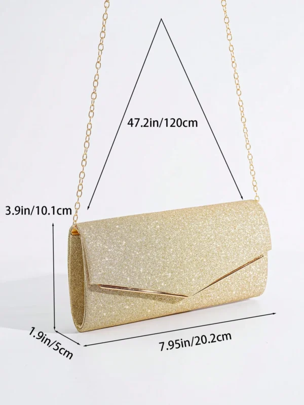 Sac seau strass transparent – Image 2