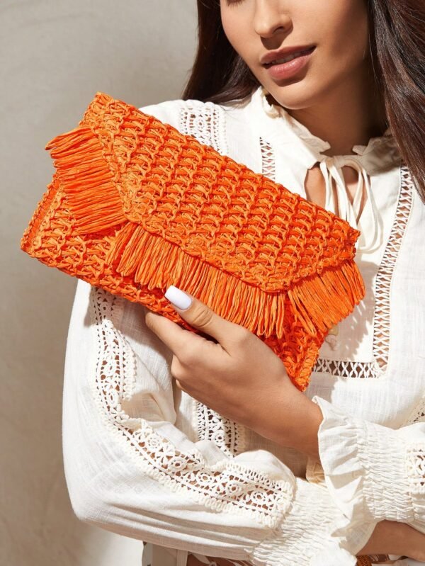 SHEIN SXY Sac embrayage paille – Image 2