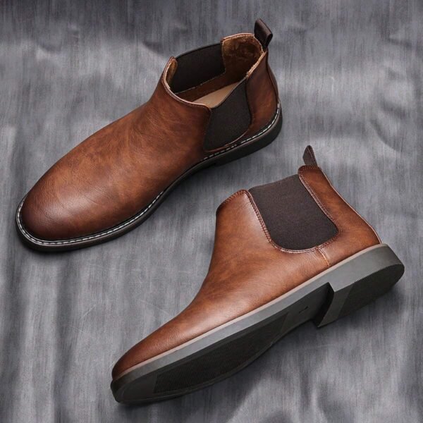 Bottes Chelsea rétro homme avec veste