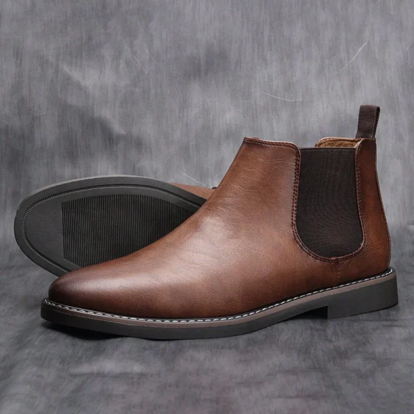 Bottes Chelsea rétro homme avec veste – Image 9
