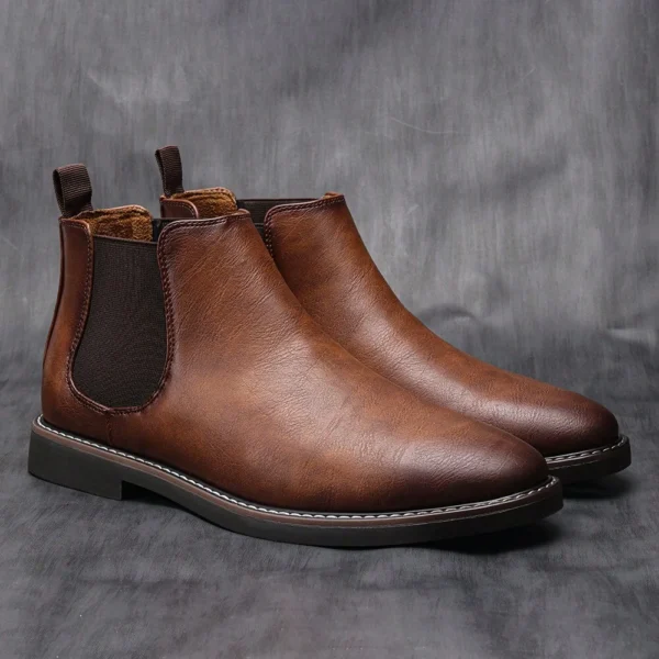 Bottes Chelsea rétro homme avec veste – Image 3