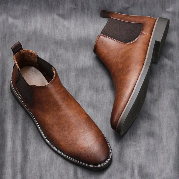 Bottes Chelsea rétro homme avec veste – Image 2
