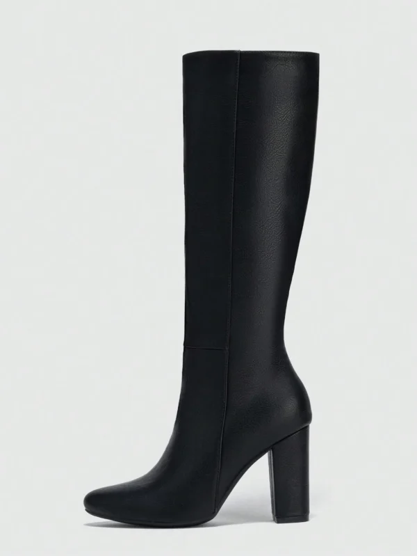 Bottes marron pour femmes neige pull thermique – Image 3