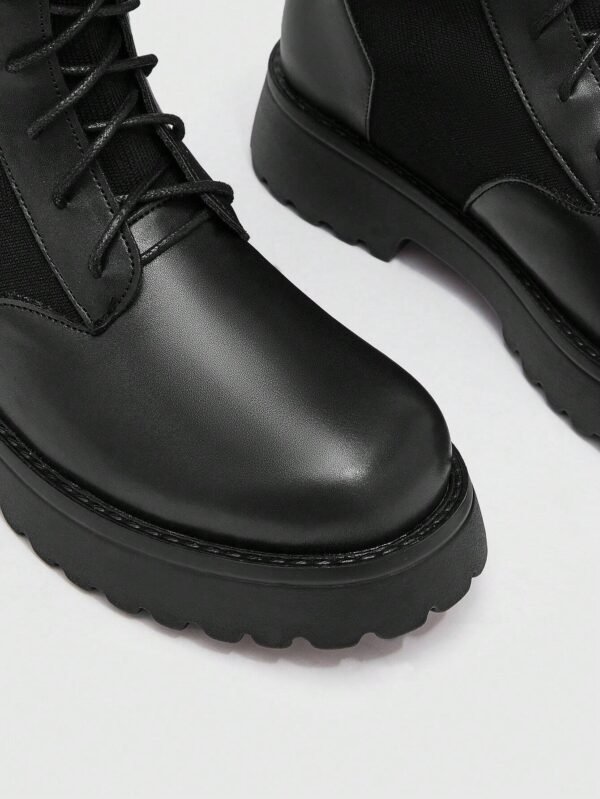 Cuccoo Bottes mi-mollet lacets devant – Image 5