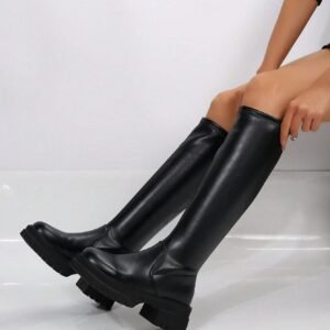 Nouvelles bottes courtes automne hiver noires
