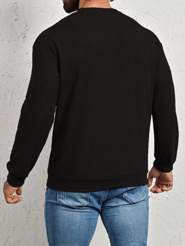 Manfinity Sweatshirt ample patch lettre – Image 2