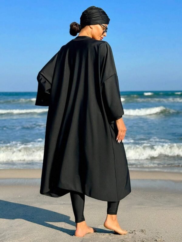 Swim Mulvari Robe une pièce unicolore – Image 5