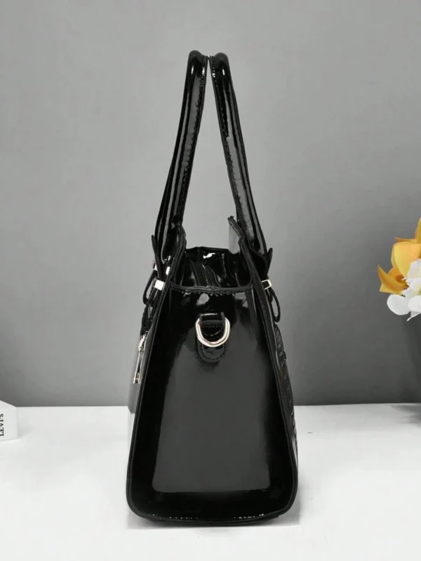 2 pièces sac brillant lettre – Image 7