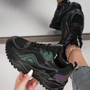 Sneakers Chunky semelle épaisse noir