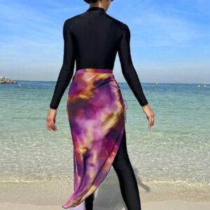 Swim Shayni Maillot manches longues jupe