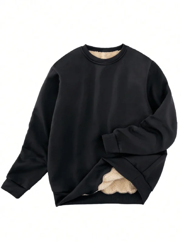 Manfinity Sweat-shirt épaissi doublé thermique – Image 3