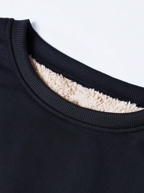 Manfinity Sweat-shirt épaissi doublé thermique – Image 5