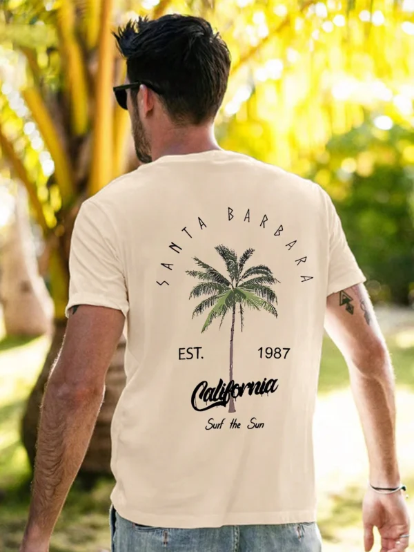 Homme T-shirt Cocotier Lettre