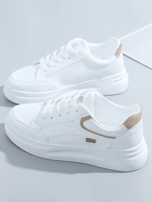 Baskets blanches sport décontractées