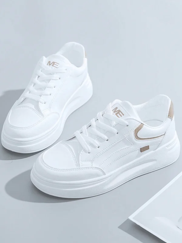 Baskets blanches sport décontractées – Image 5