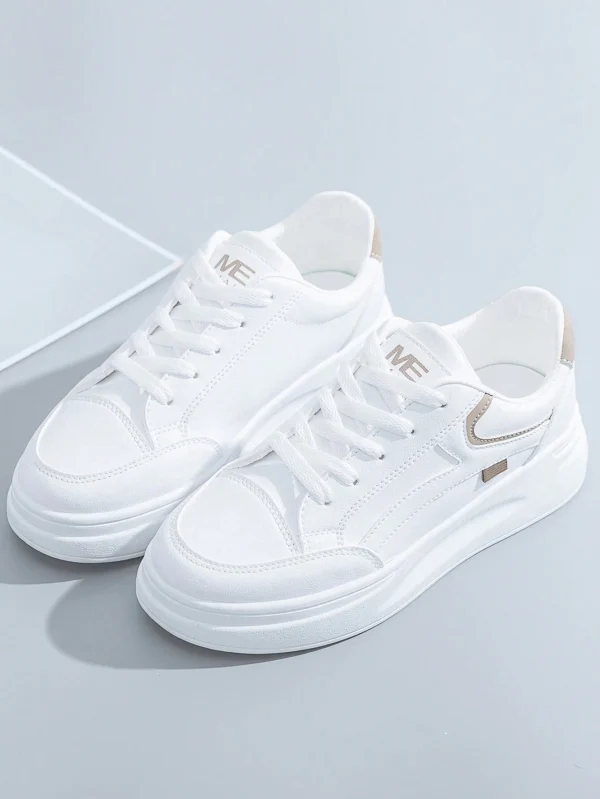 Baskets blanches sport décontractées – Image 6
