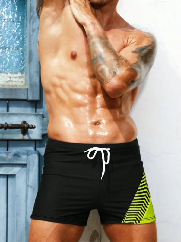 Manfinity Maillot grande taille jambes carrées – Image 4