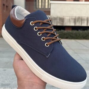 Chaussures Toile Planche À Roulettes Bleues