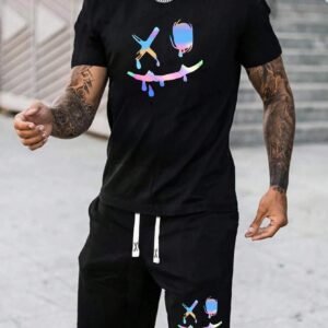 Manfinity LEGND T-shirt graphique short cordon