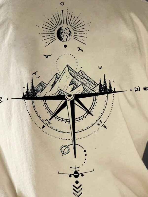 Manfinity LEGND T-shirt imprimé montagne – Image 5