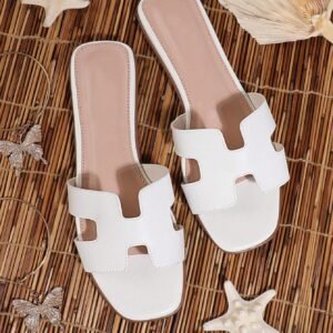 SHUZIA Sandales minimalistes blanches